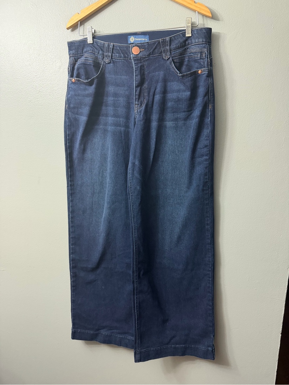 democracy absolution wide Leg Women's Jeans - Blue 14
